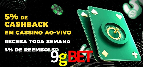 Promoções do cassino ao Vivo 9gbet
